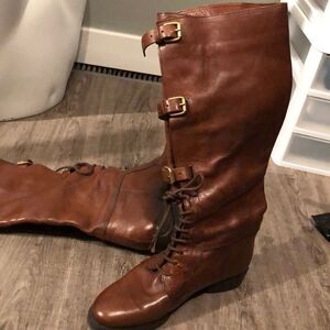 Authentic Burberry Leather Boots